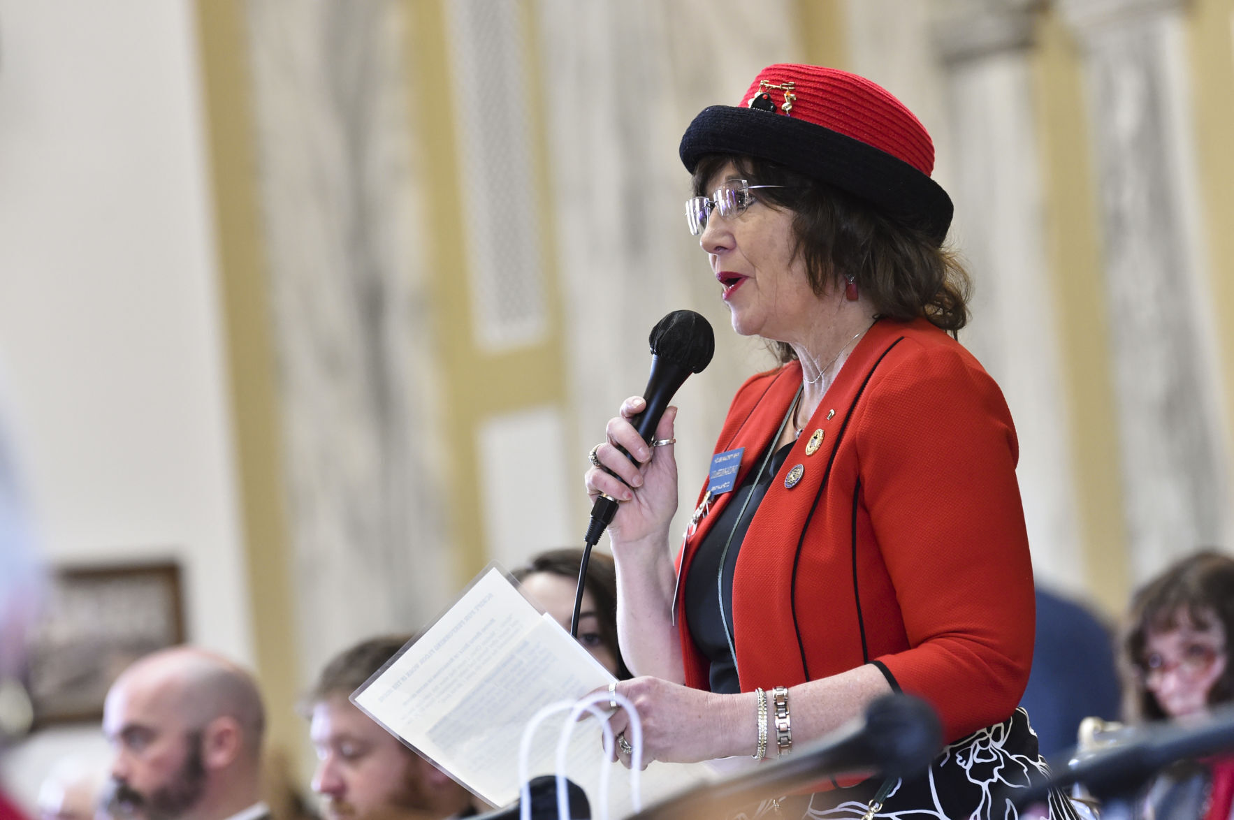 Rep. Lola Sheldon-Galloway, R-Great Falls,